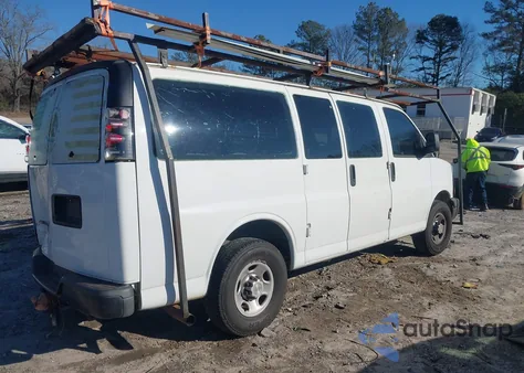 2014 Chevrolet Express 3500 Ls from USA, damaged, VIN 1GNZGXFG9E1119318